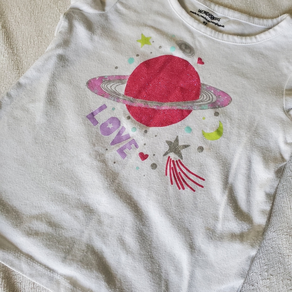Girls white shirt used